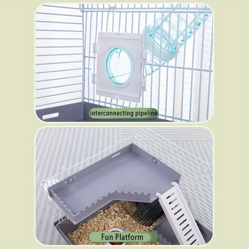 Gaiola para Hamsters - Habitat Durável e Confortável