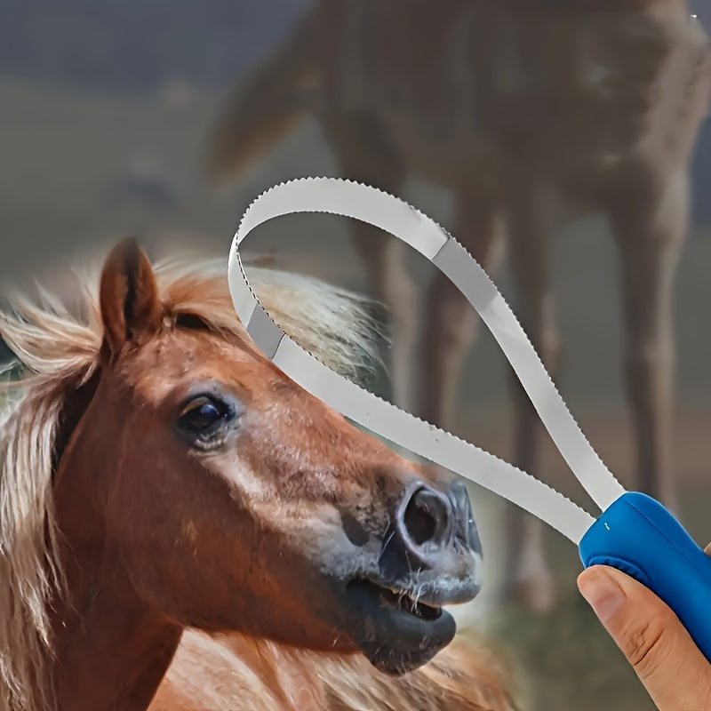 Removedor de Pelos de Cavalo em Aço Inoxidável