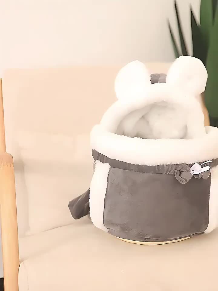 Mochila Confortável e Macia para Gatos e Cães Pequenos – Acessório Imperdível para Viagens e Passeios!