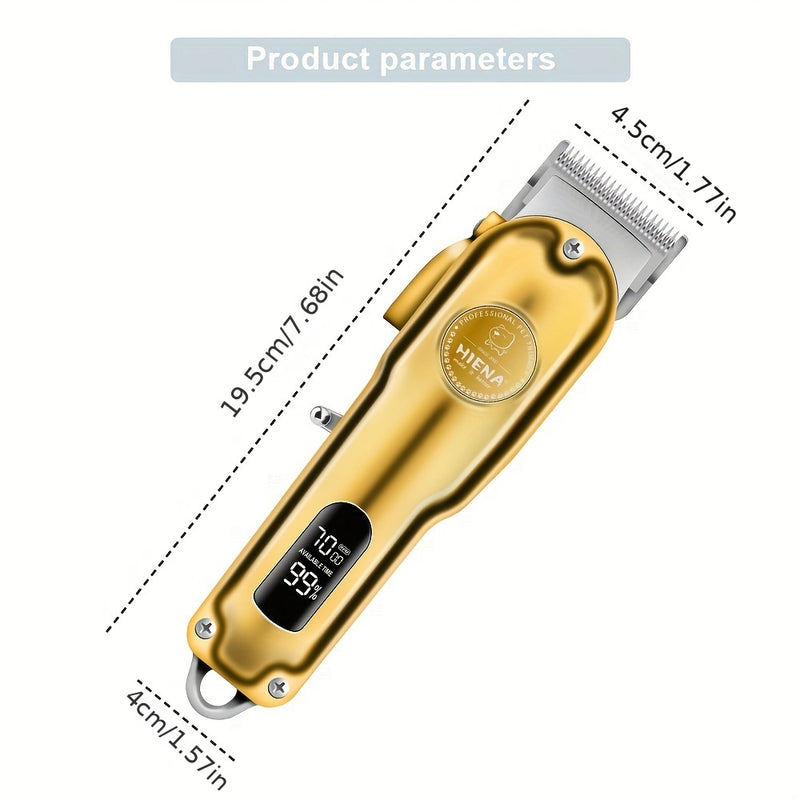 Cortador Profissional para Cães - Aparador de Pelos, Sem Fios e Silencioso, Tela LED Inclusa