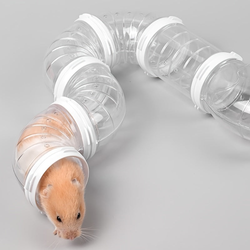 Kit de Tubos para Hamster 4pcs - Acessórios para Exercício e Esconde-Esconde