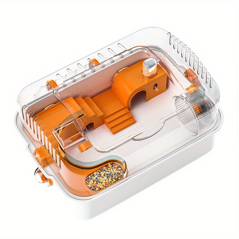 Vivário Grande para Hamster com Roda e Brinquedos