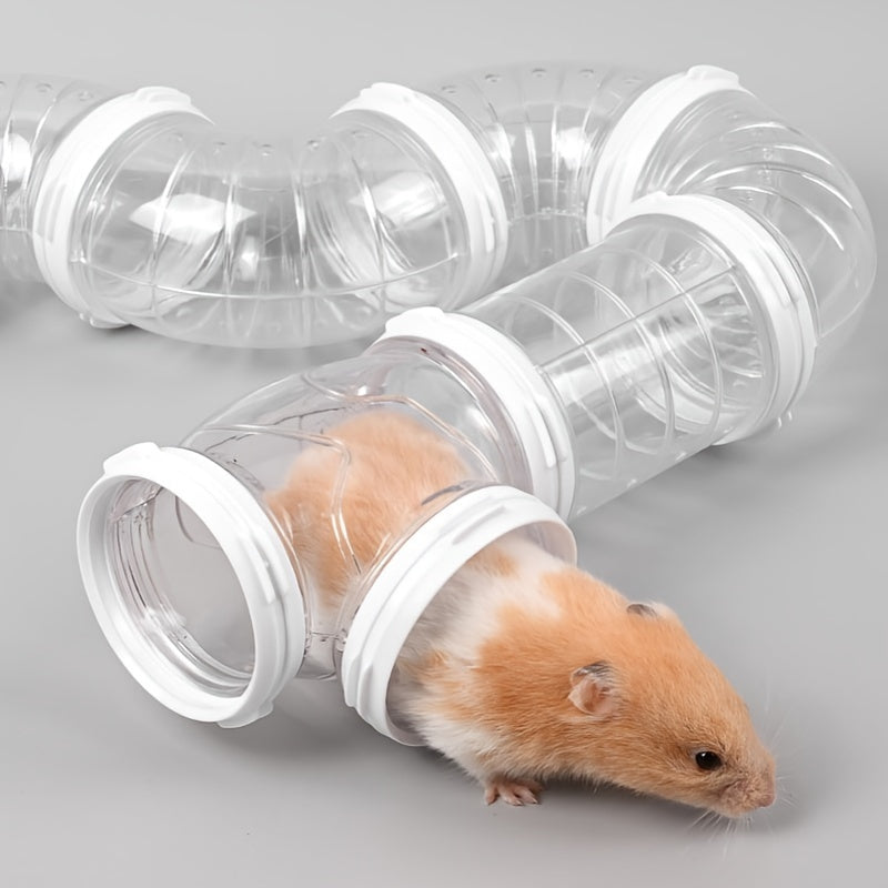 Kit de Tubos para Hamster 4pcs - Acessórios para Exercício e Esconde-Esconde