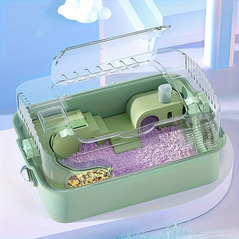 Vivário Grande para Hamster com Roda e Brinquedos