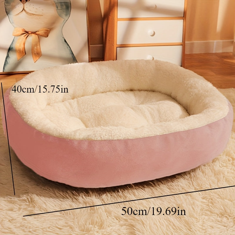 Cama Confortável para Pets de Todas as Estações - Ideal para Cães Pequenos e Médios