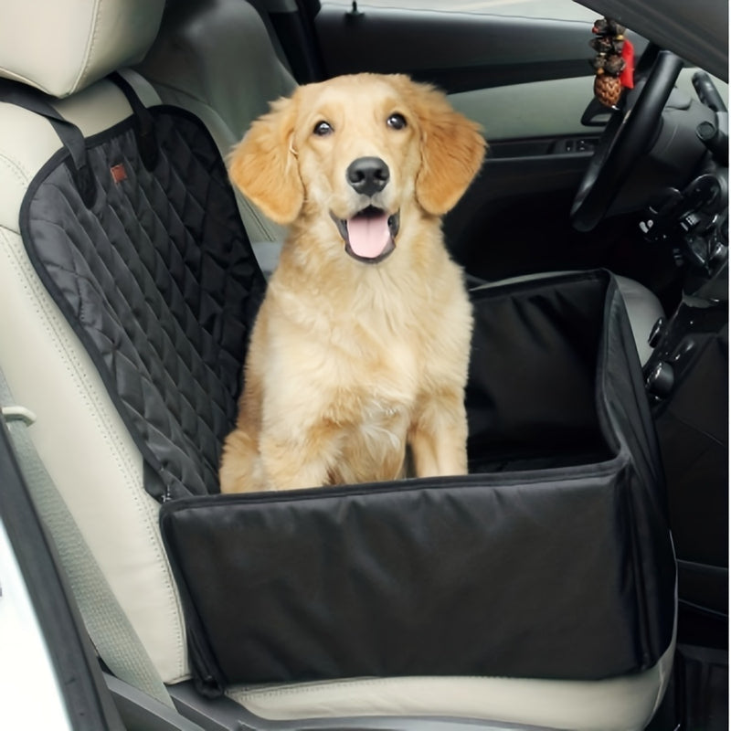 Capa de Banco para Carro com Cinto de Segurança para Cães - Impermeável e Antiderrapante, Proteção Universal para Todos os Modelos de Carro