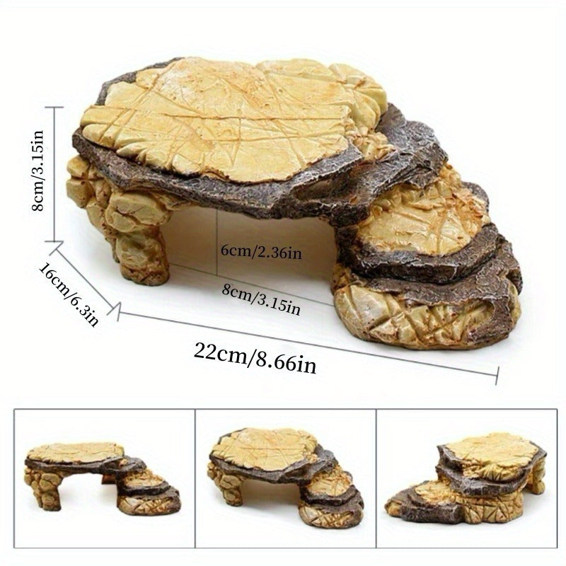 Plataforma de Basking para Répteis em Resina