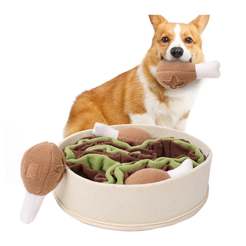 Dog Snuffle Bowl - Dispensador de comida com quebra-cabeça interativo