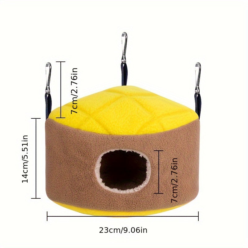 Ninho Suspenso para Pequenos Animais - Quente e Confortável