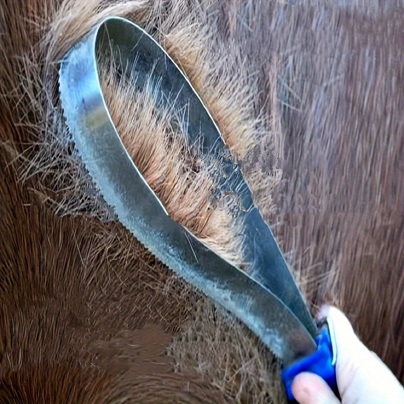 Removedor de Pelos de Cavalo em Aço Inoxidável